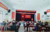Đ/c: Phan Thị Thu Trang - UV BTV - CT UB MTTQ VN xã báo cáo tại Hội Nghị