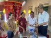 Nguyễn Văn Lương - Phó Chủ tịch Uỷ ban MTTQ Việt Nam thành phố Tam Kỳ đến thăm viếng, động viên gia đình