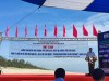 Ông Nguyễn Văn Lương - Phó Chủ tịch Uỷ ban MTTQ Việt Nam thành phố phát biểu tại buổi lễ