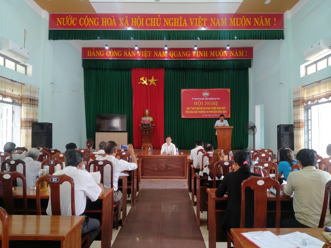 Uỷ ban MTTQ Việt Nam phường An Phú tổ chức hội nghị phản biện xã hội về dự thảo đề án phát triển giáo dục trên địa bàn phường An Phú đến năm 2025